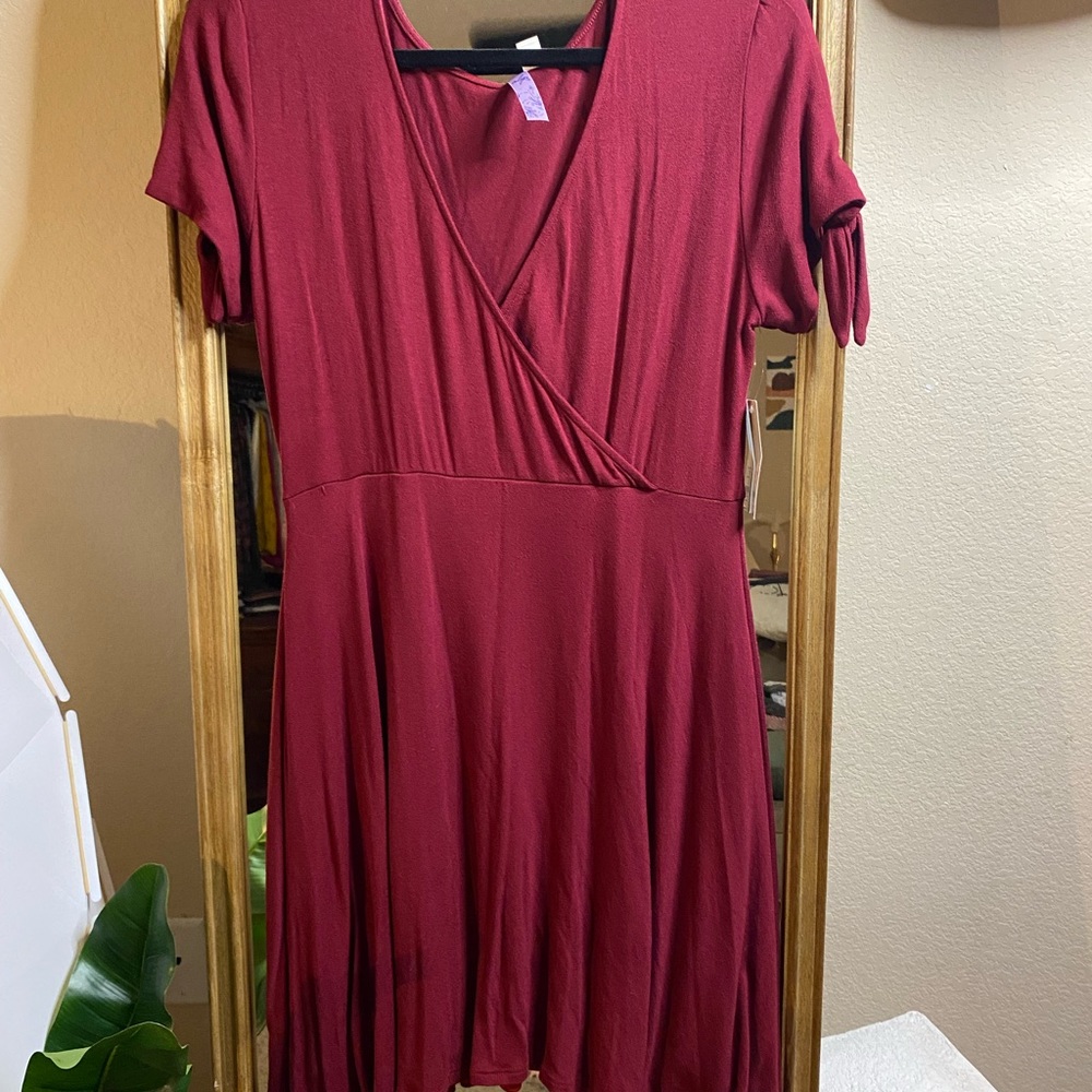 Francescas Wine Colored Dress